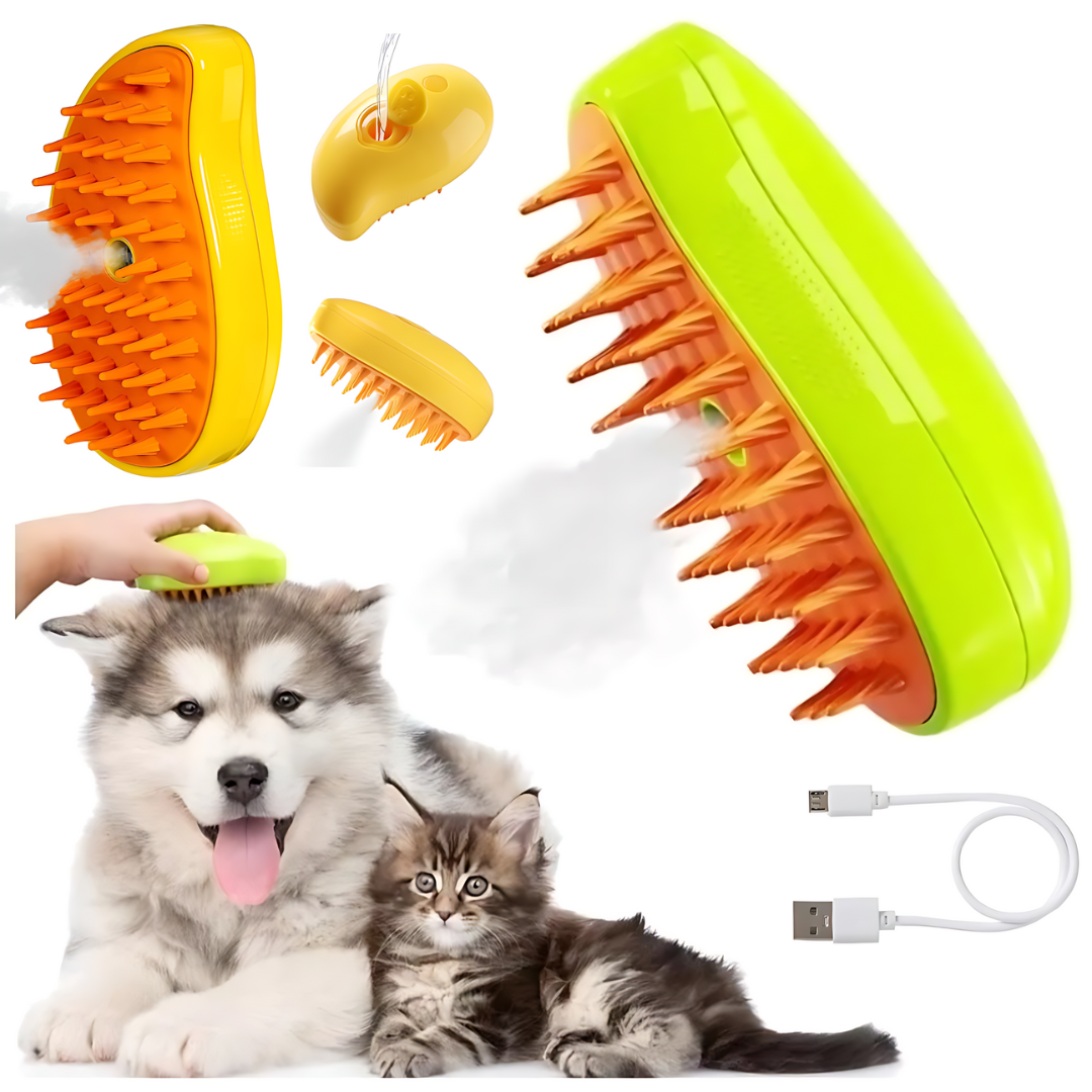 PetBrush™ Cepillo a Vapor Multifuncional Mascota