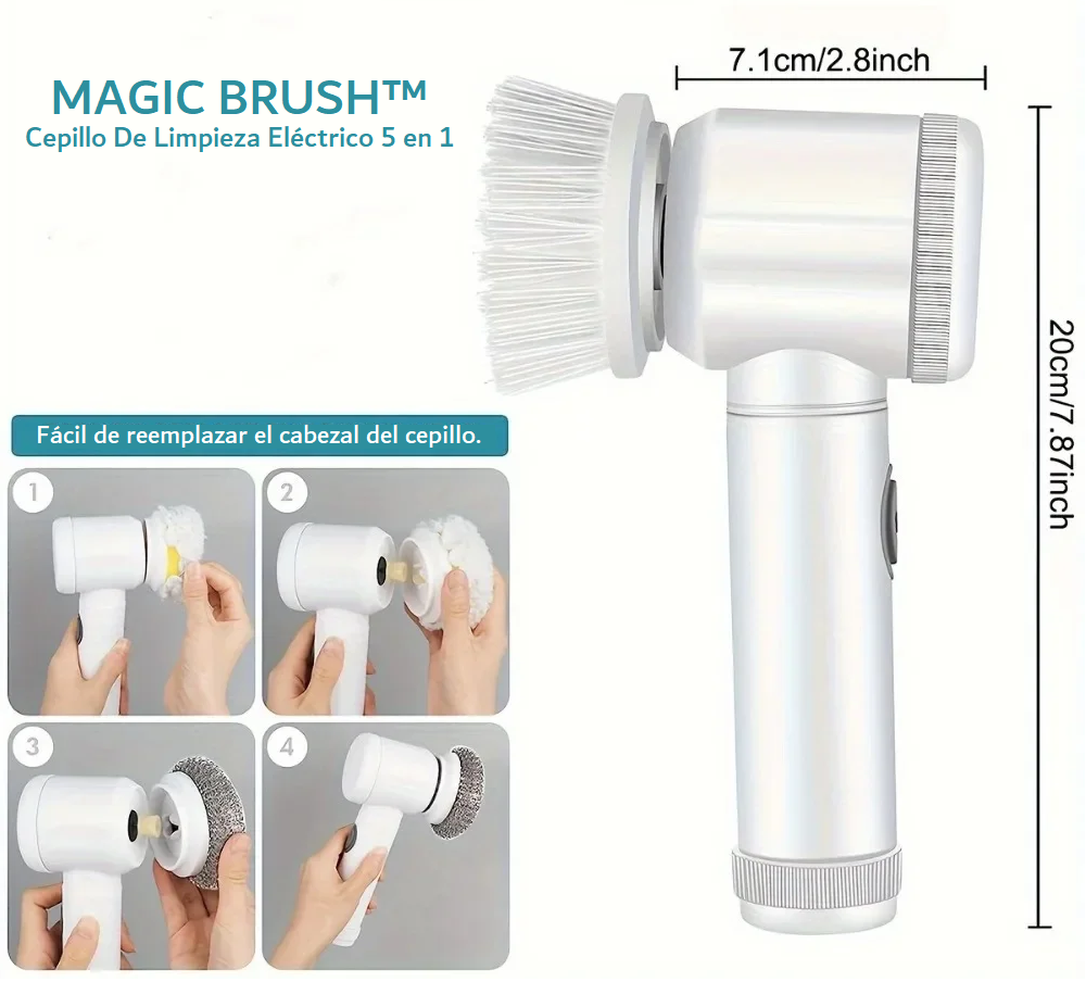 MagicBrush™ - Cepillo Eléctrico de Limpieza