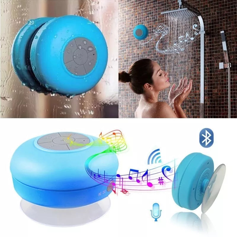 AquaSound™ Parlante Bluetooth Portátil de Ducha