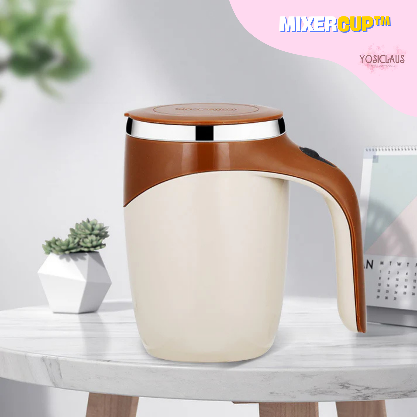 Mixer Cup™  - Taza Térmica Batidora Recargable de 380ml