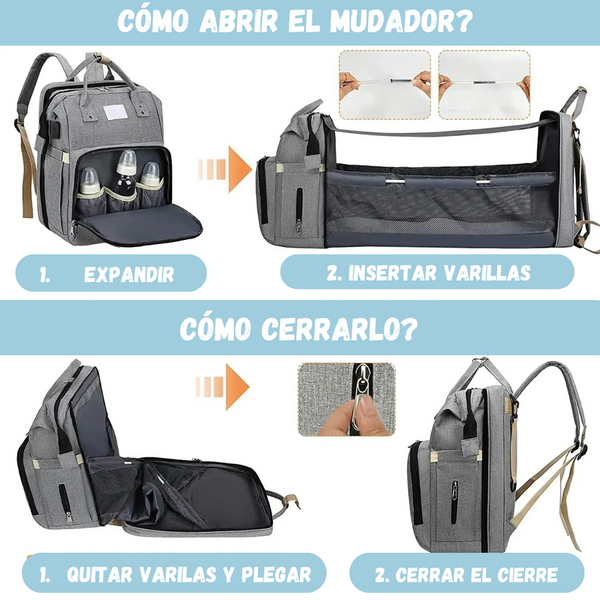 Baby Backpack™ - Mochila y Mudador