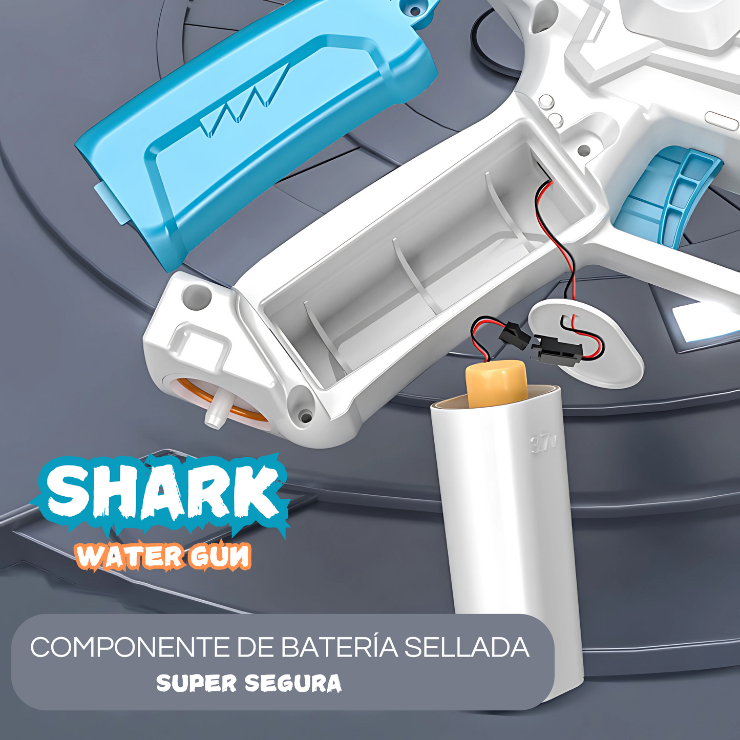 SharkWaterGun™ - Pistola de Agua Eléctrica